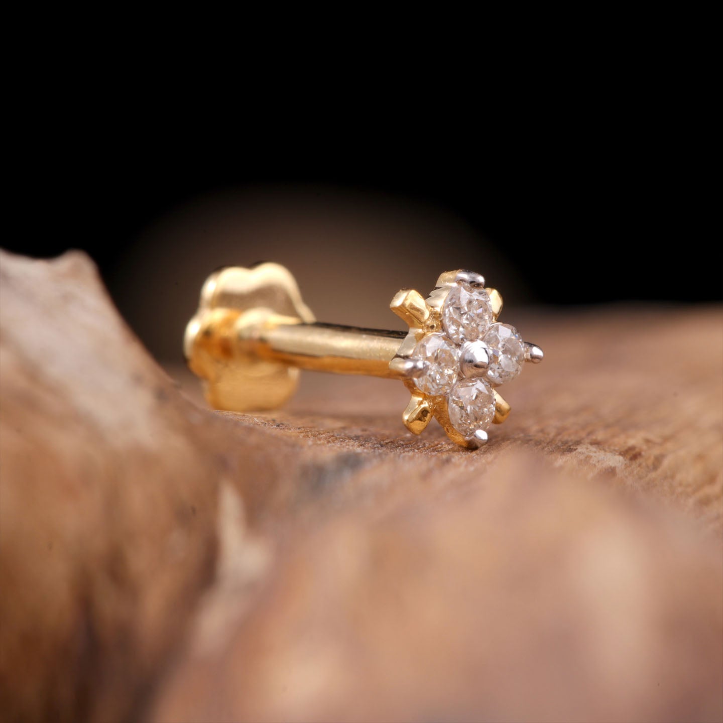 diamond nose pin