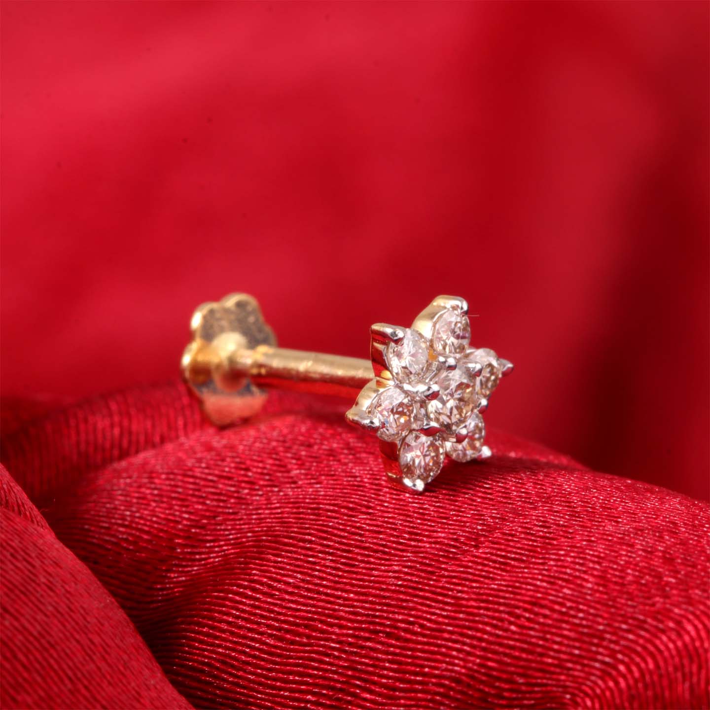 Lab Diamond Nose Pin