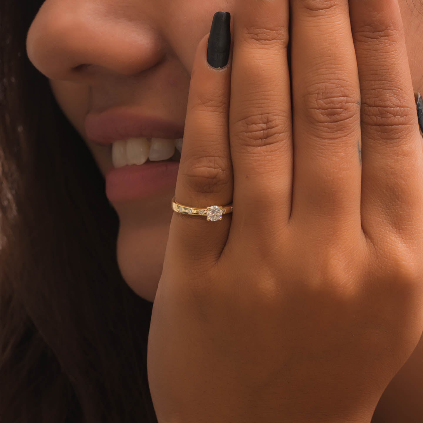 Sterling Silver Solitaire Ring