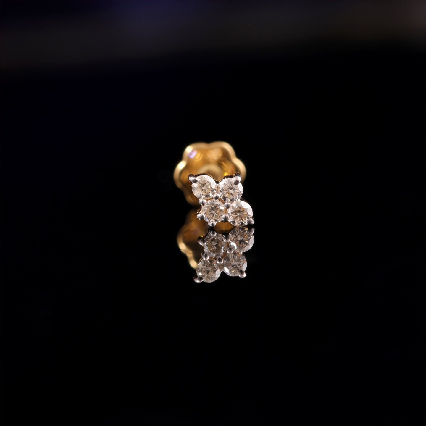 lab Diamond Nose Pin
