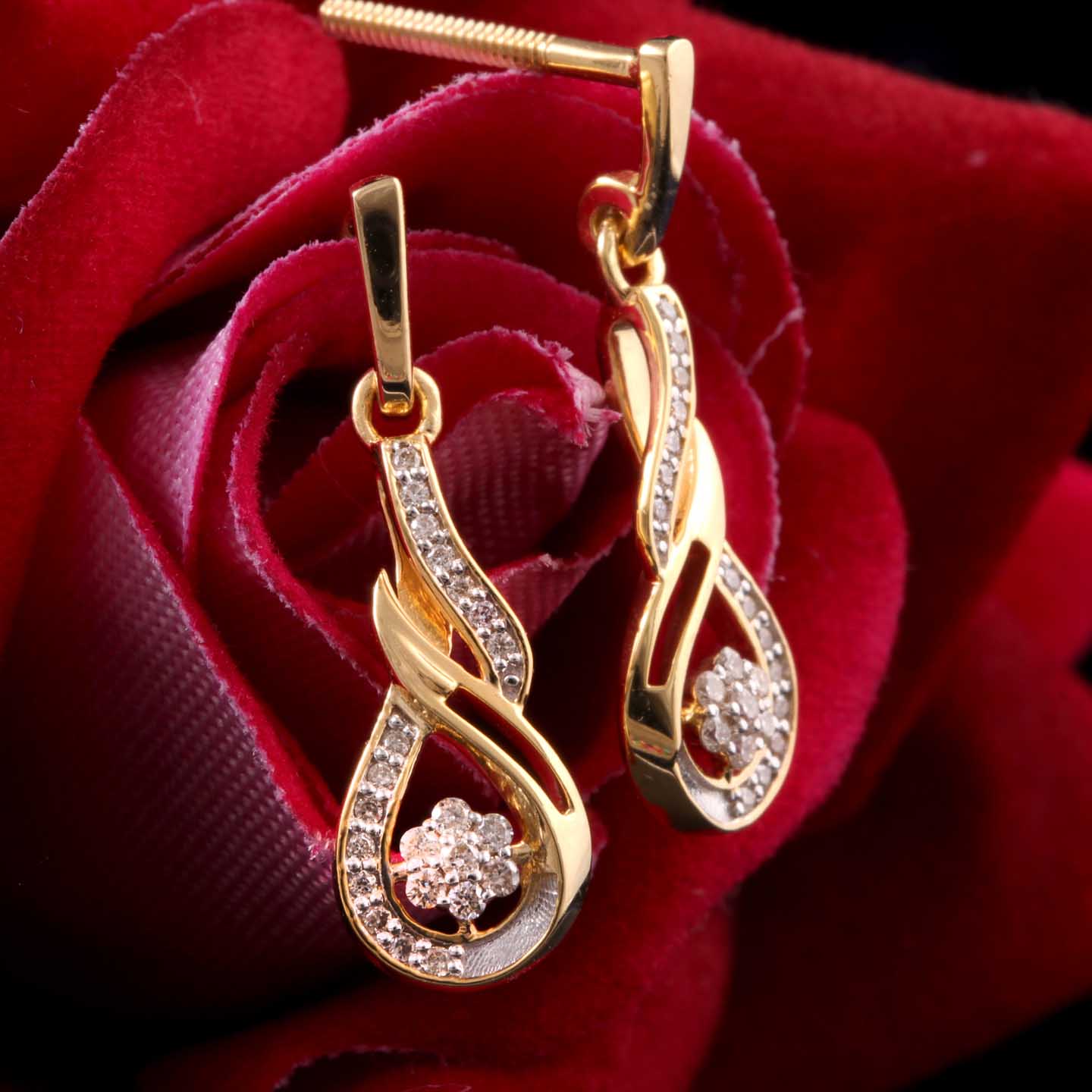 Silver Drop Earring