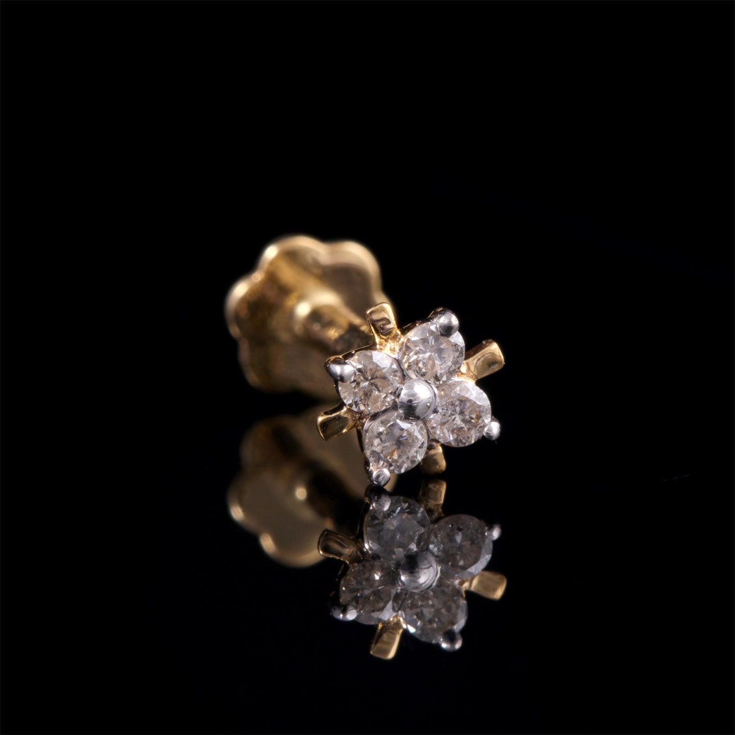 diamond nose pin