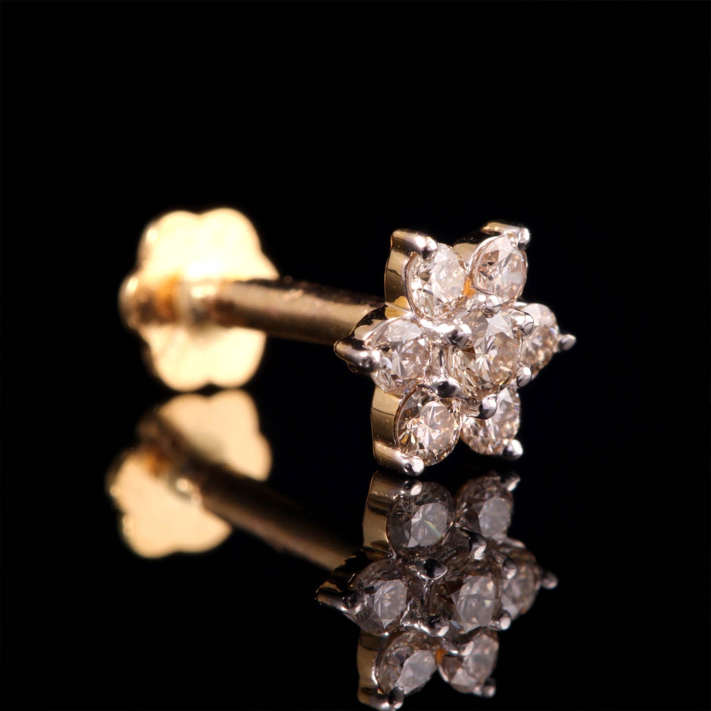 Lab Diamond Nose Pin
