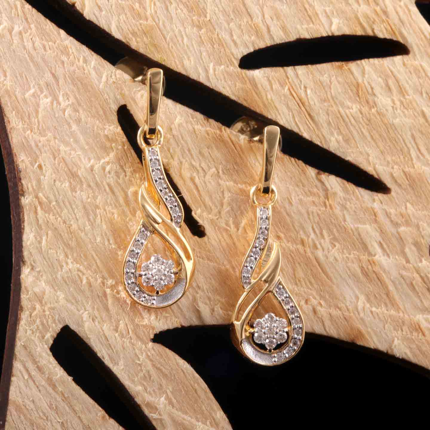 Silver Drop Earring