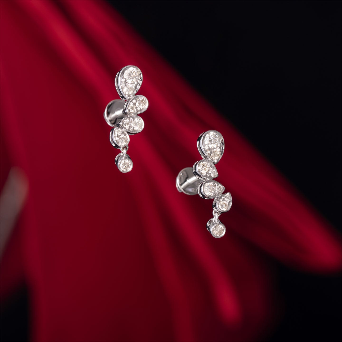 Diamond Gold Stud Earring