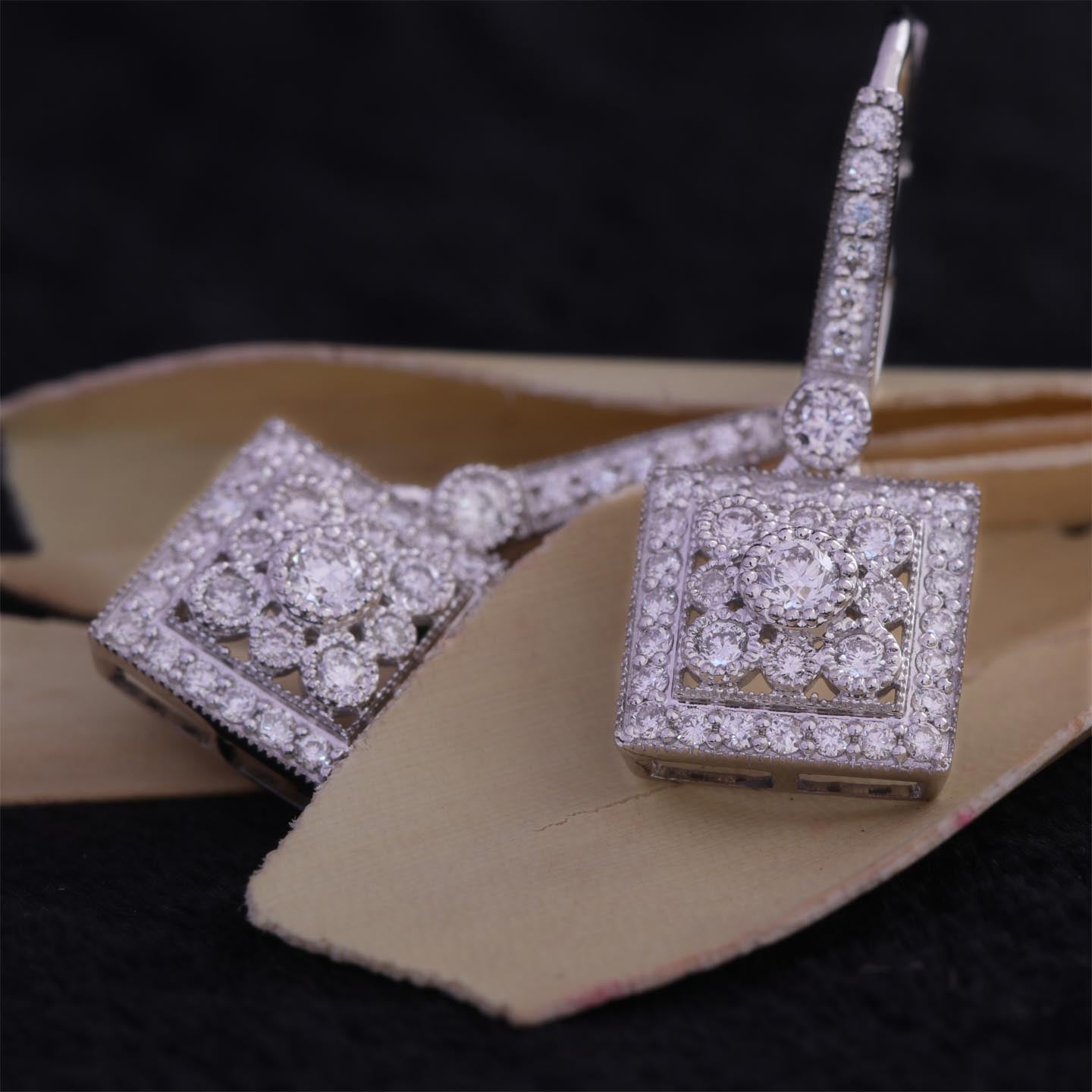 Silver Drop Earring