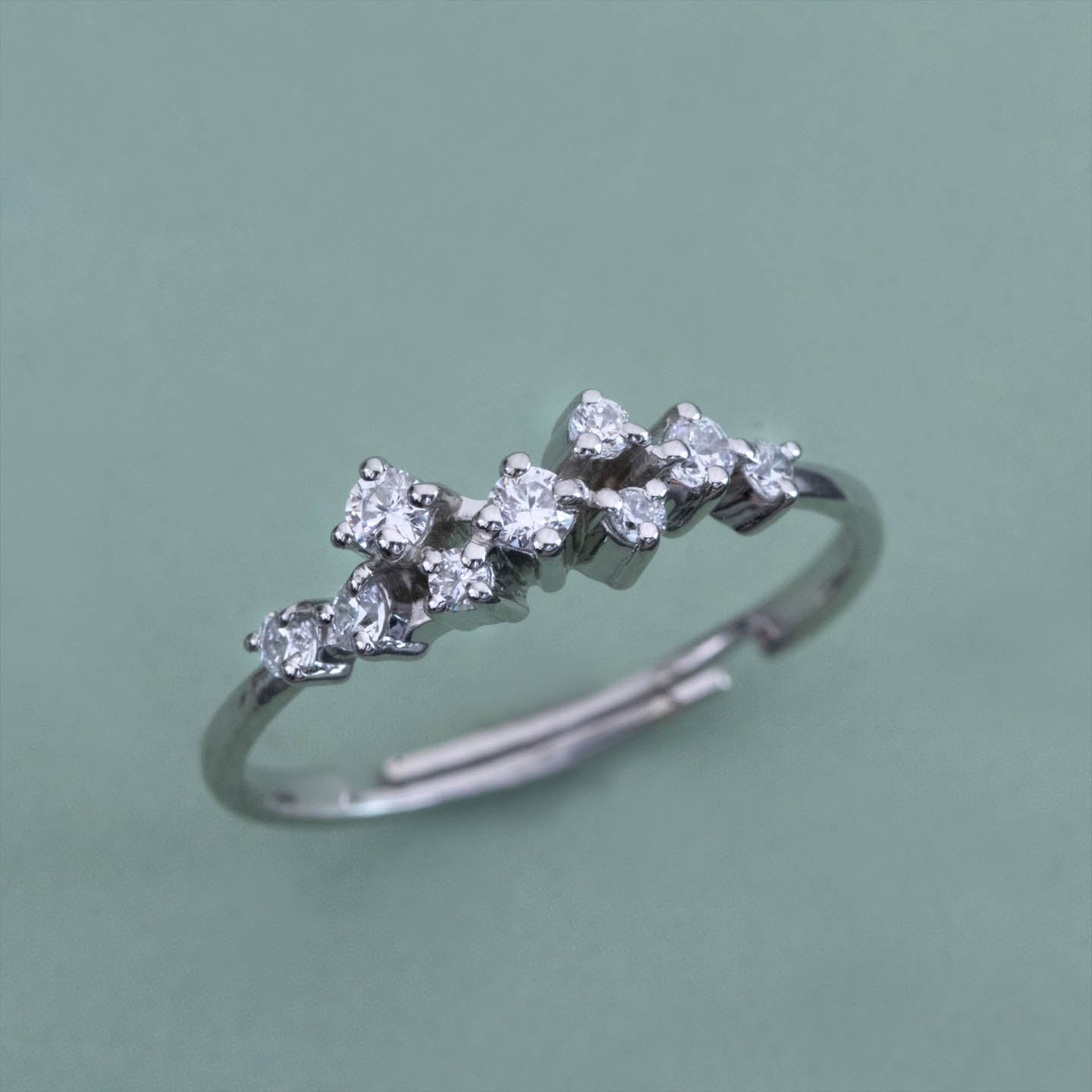 Cocktail Silver Ring
