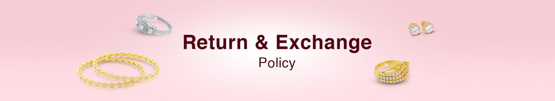 banner of fiery flair stating return and exchange policy 