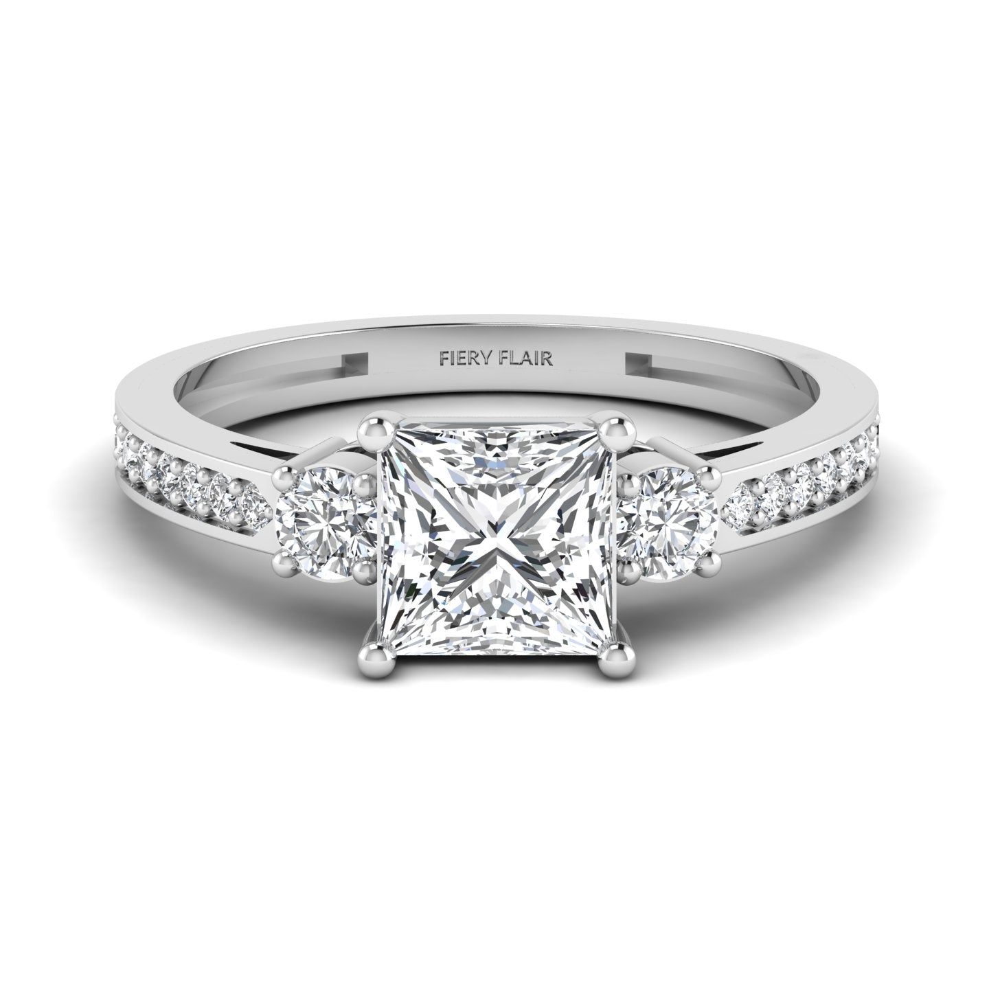 Princess Lab Diamond Ring
