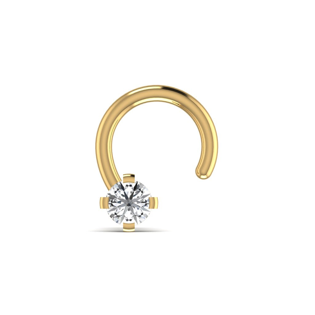 Solitaire Diamond Nose Pin