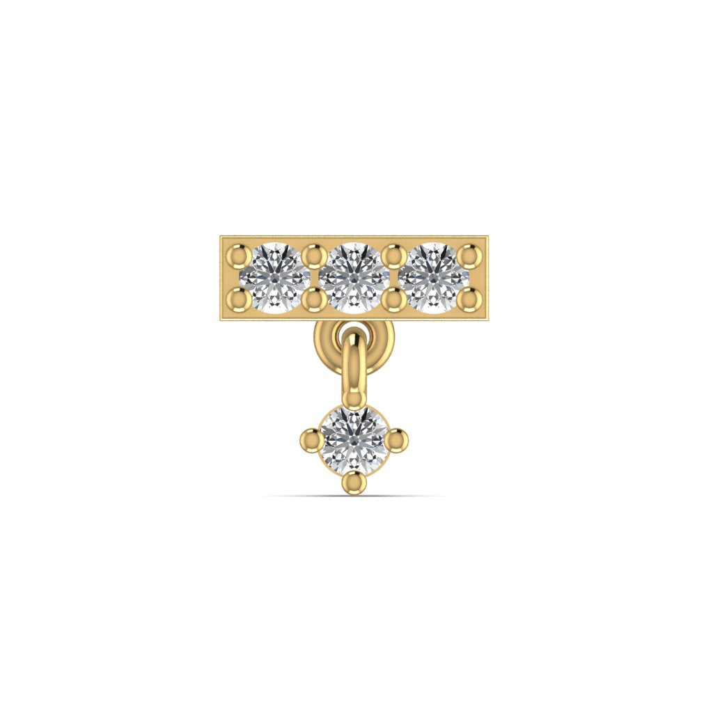 Lab Diamond Nose Pin