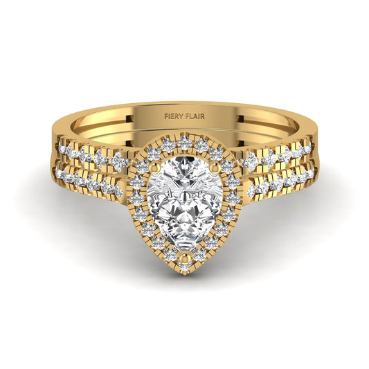 Pear Shape Diamond Ring