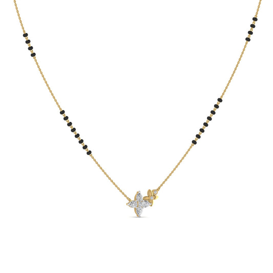 Lab Diamond Gold Mangalsutra