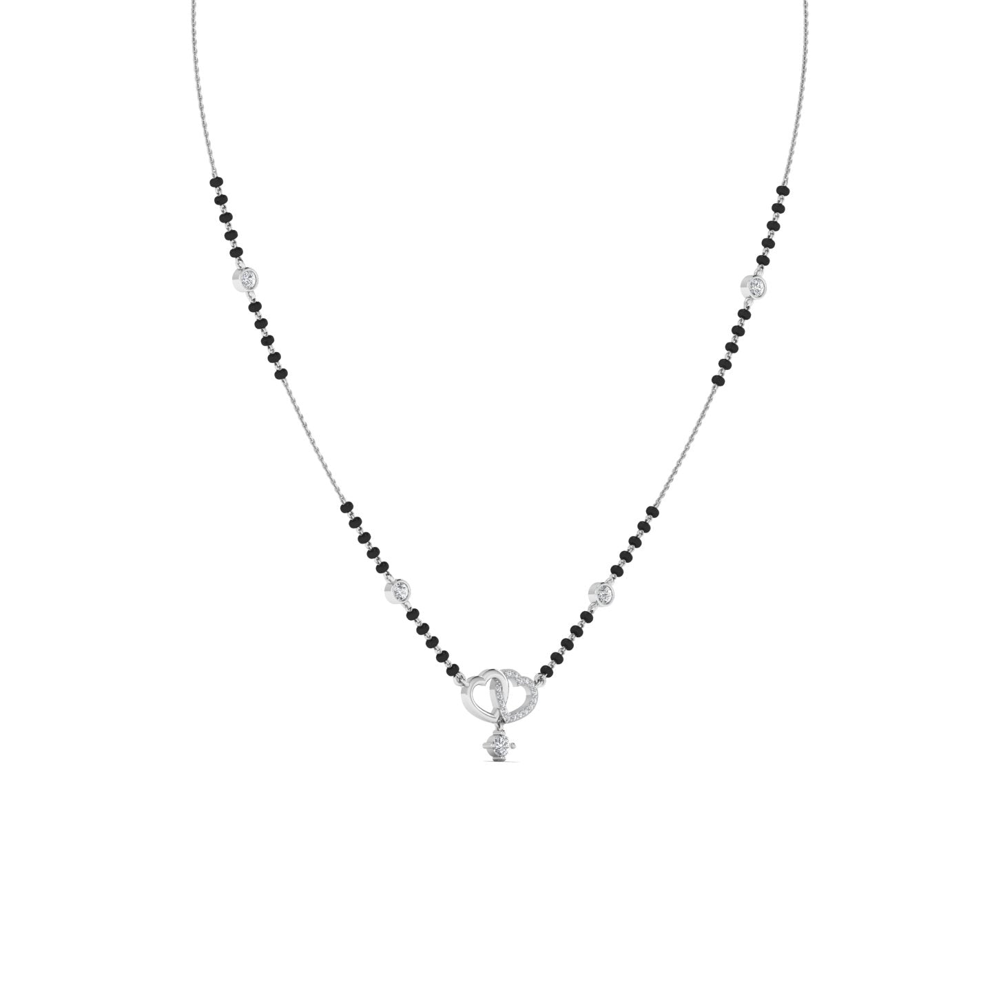 Lab Diamond Gold Mangalsutra