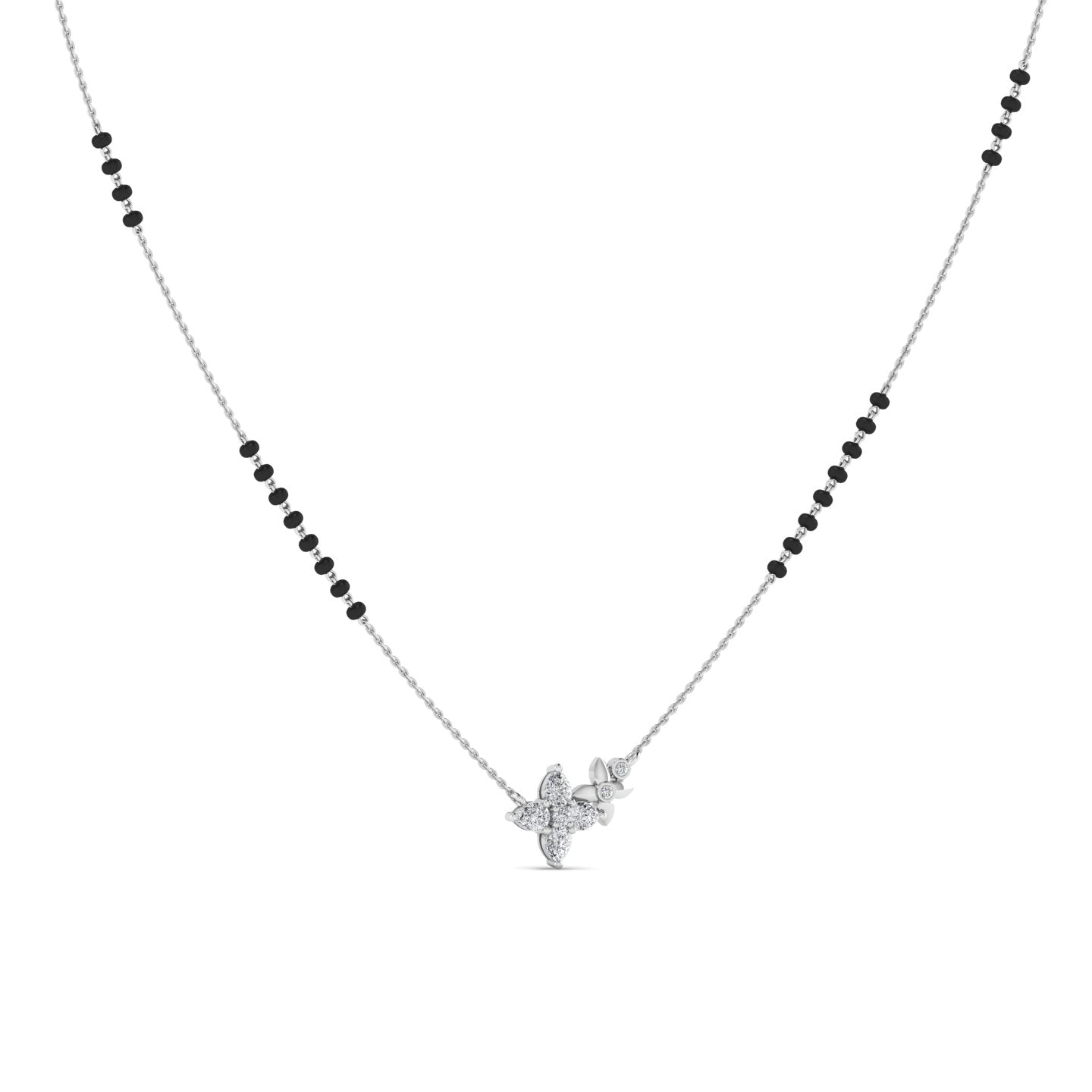 Lab Diamond Gold Mangalsutra