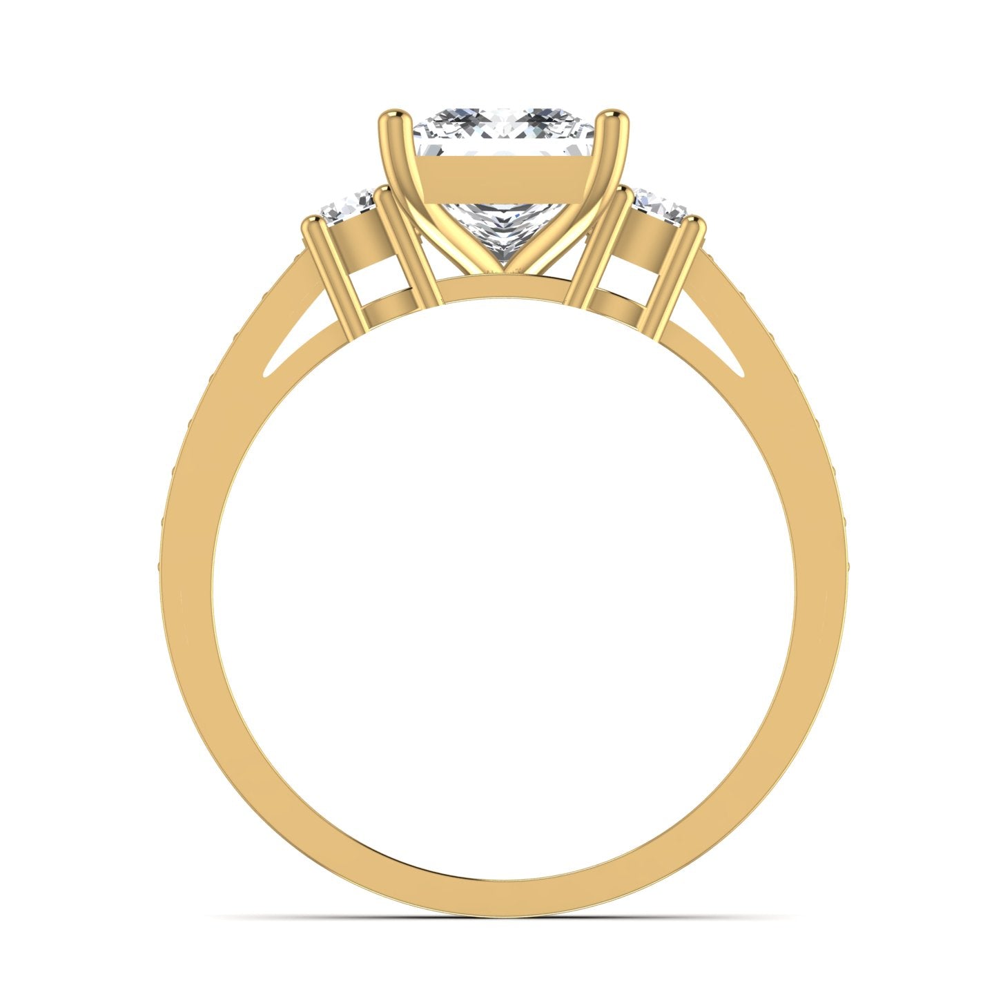 Princess Lab Diamond Ring