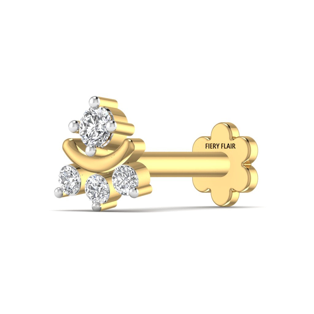 Lab Diamond Nose Pin