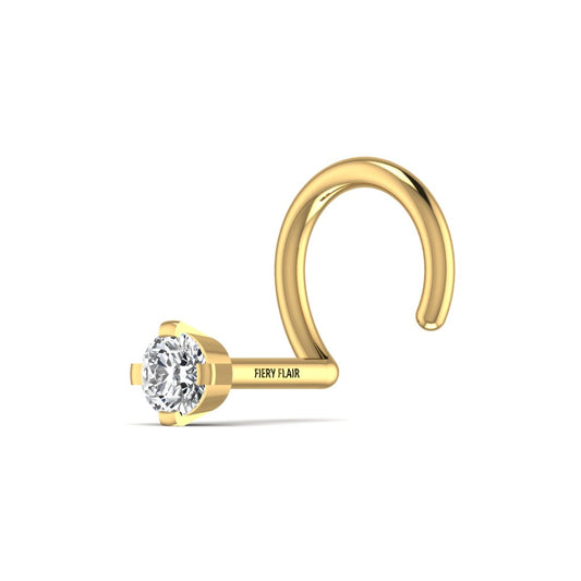 Solitaire Diamond Nose Pin
