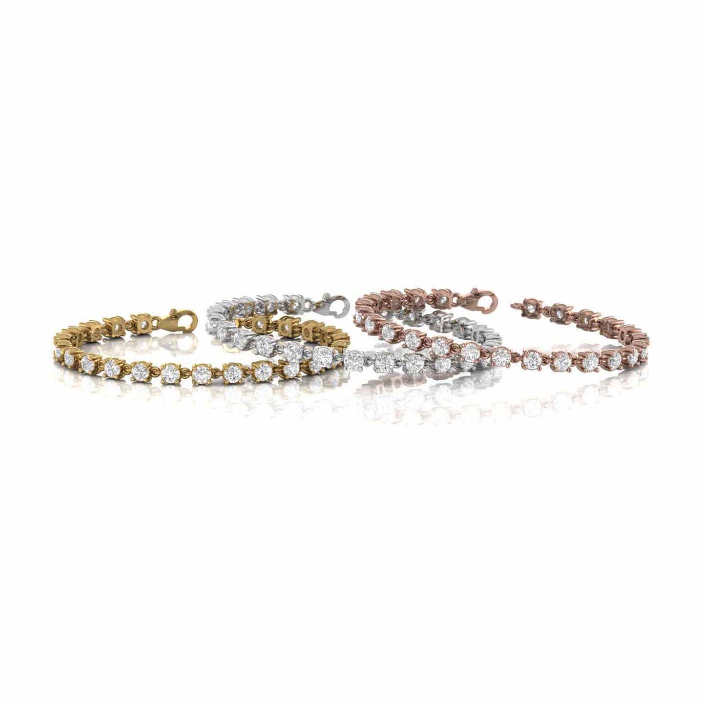 Lab Diamond Tennis Bracelet