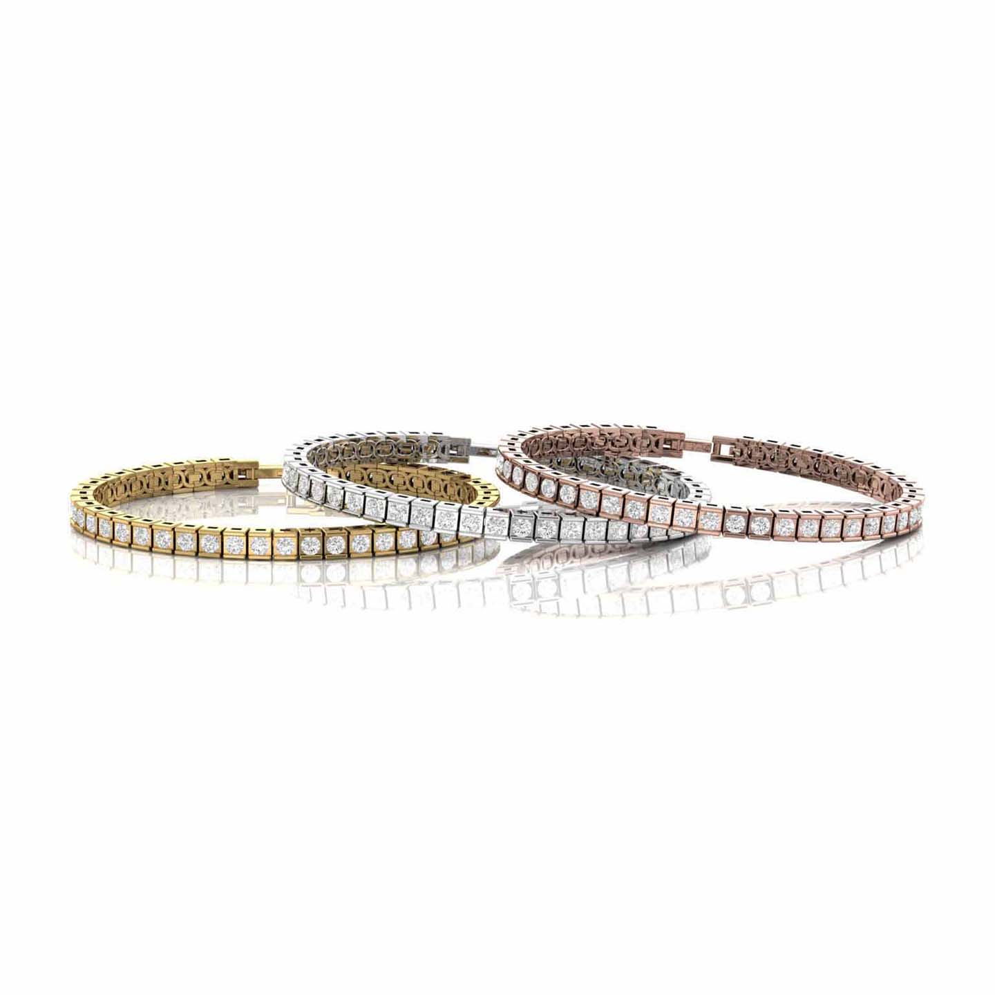 Lab Diamond Tennis Bracelet