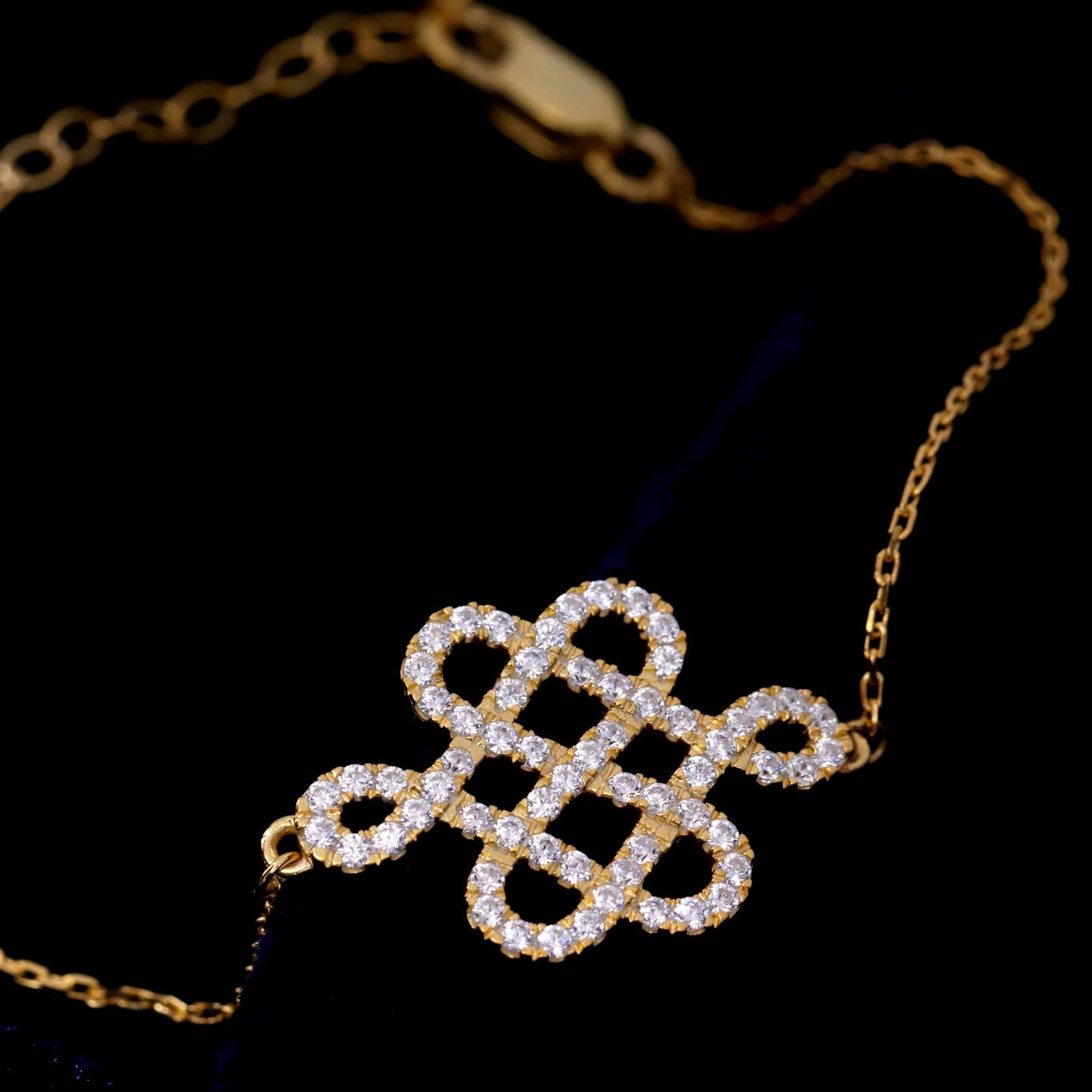 Love Knot Diamond Bracelet