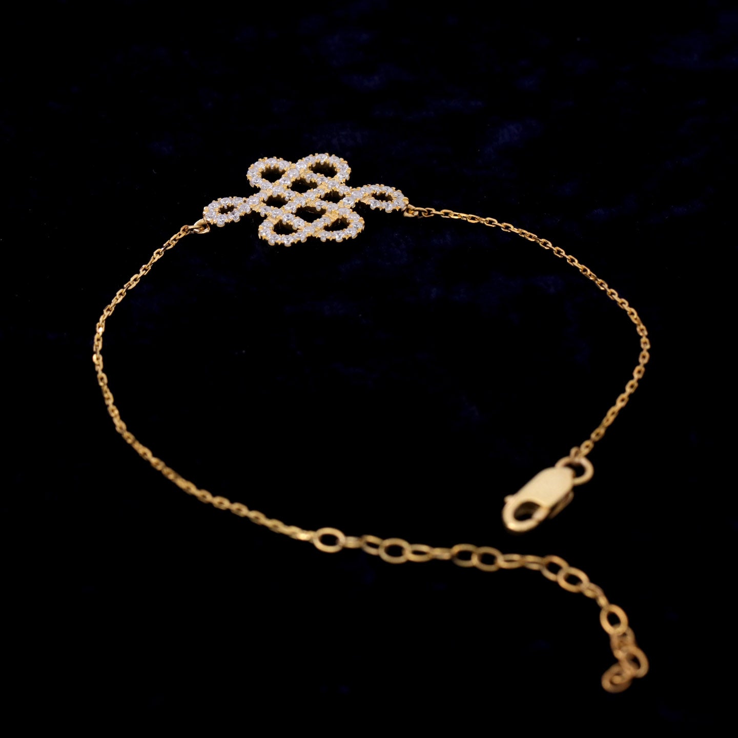 Love Knot Silver Bracelet
