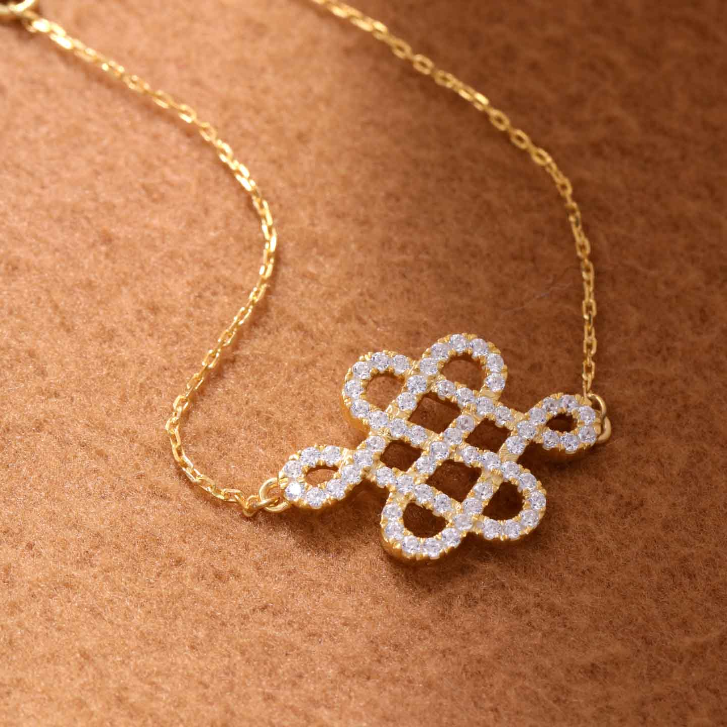 Love Knot Silver Bracelet