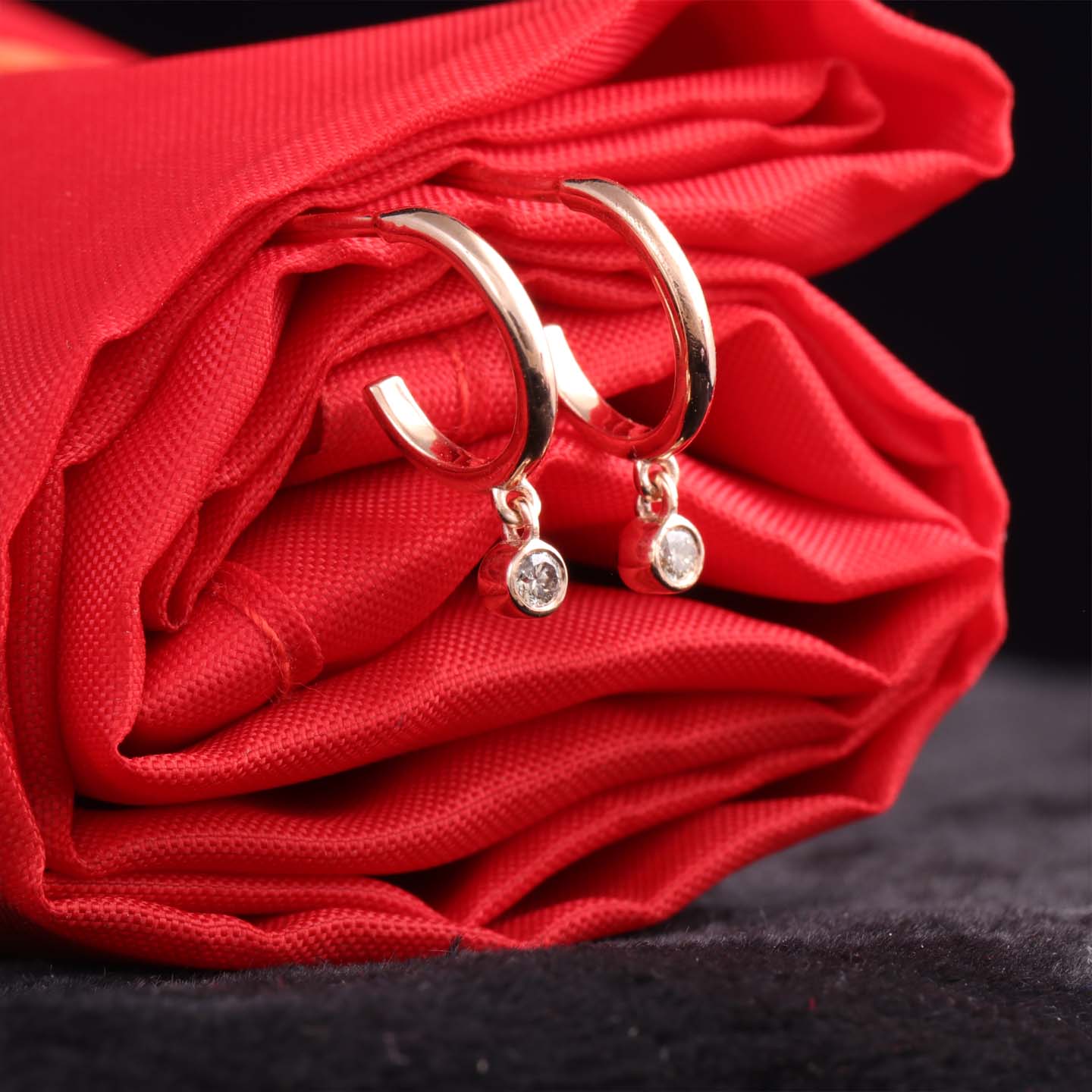 Silver C-Hoop Earring
