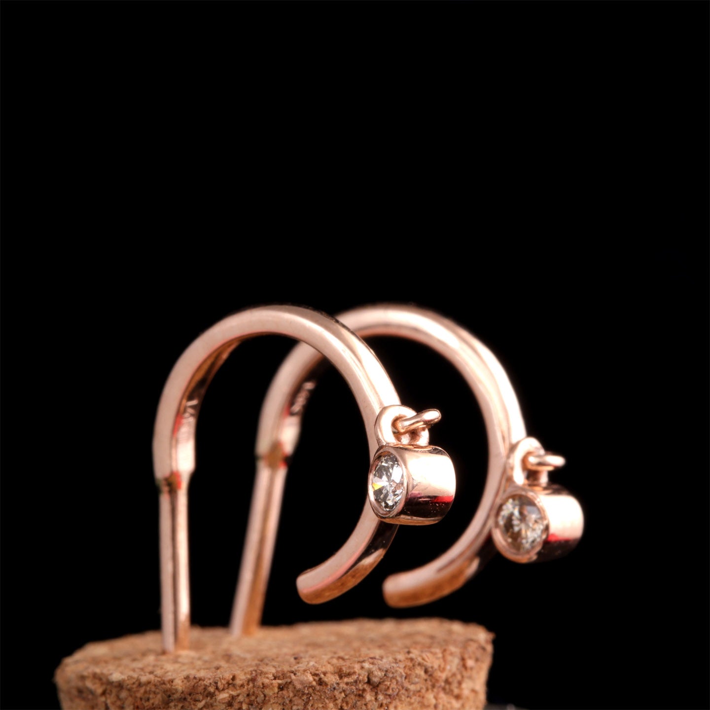 Silver C-Hoop Earring