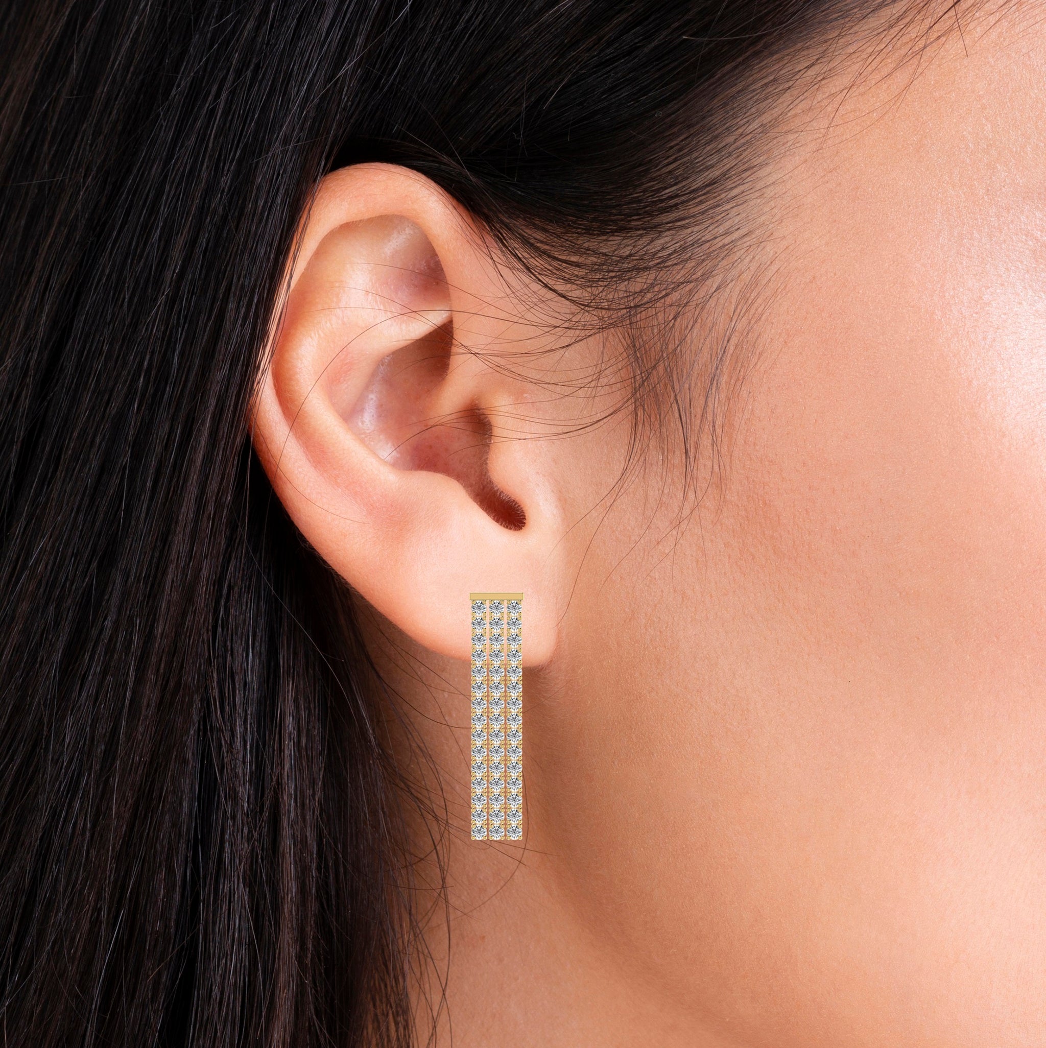 Diamond Drop Earrings