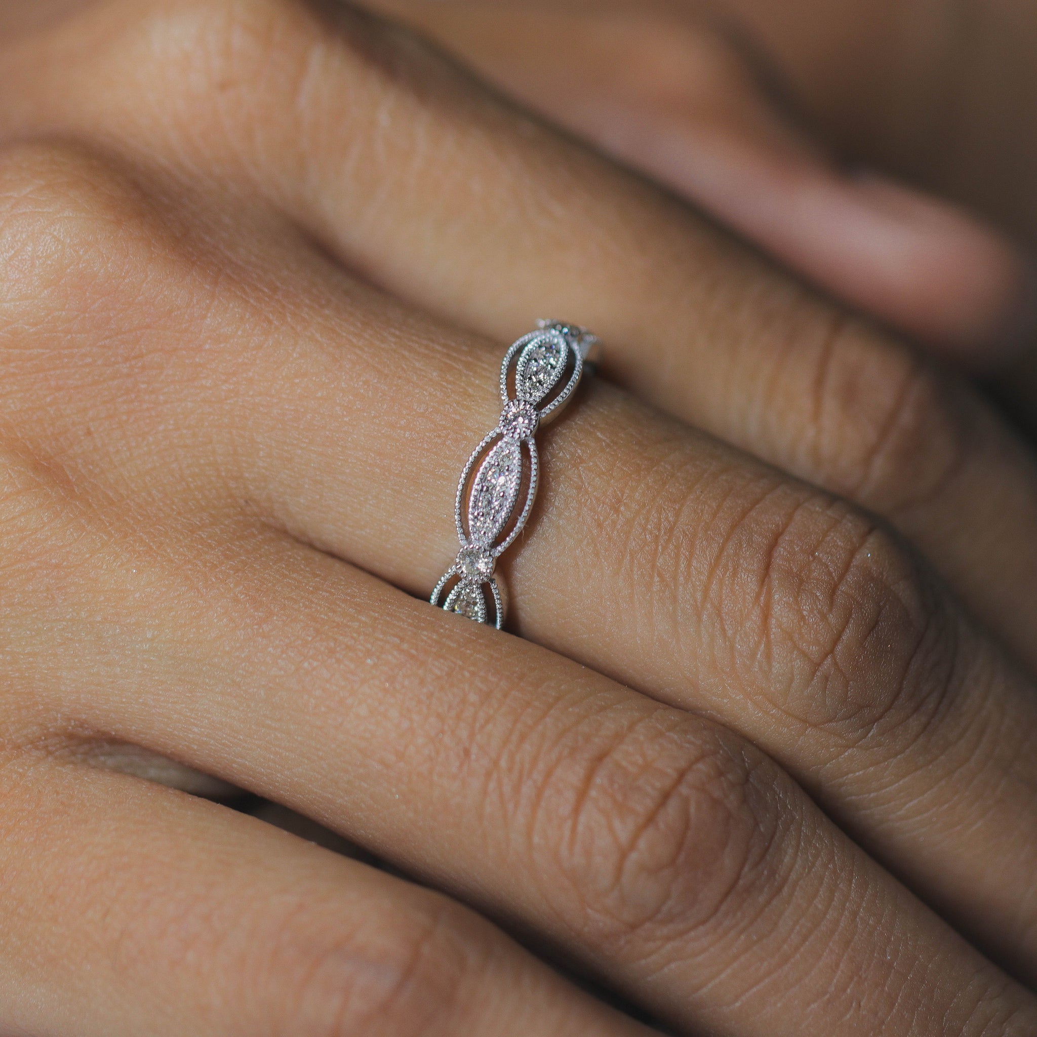 Lab Diamond Band women jewellery
