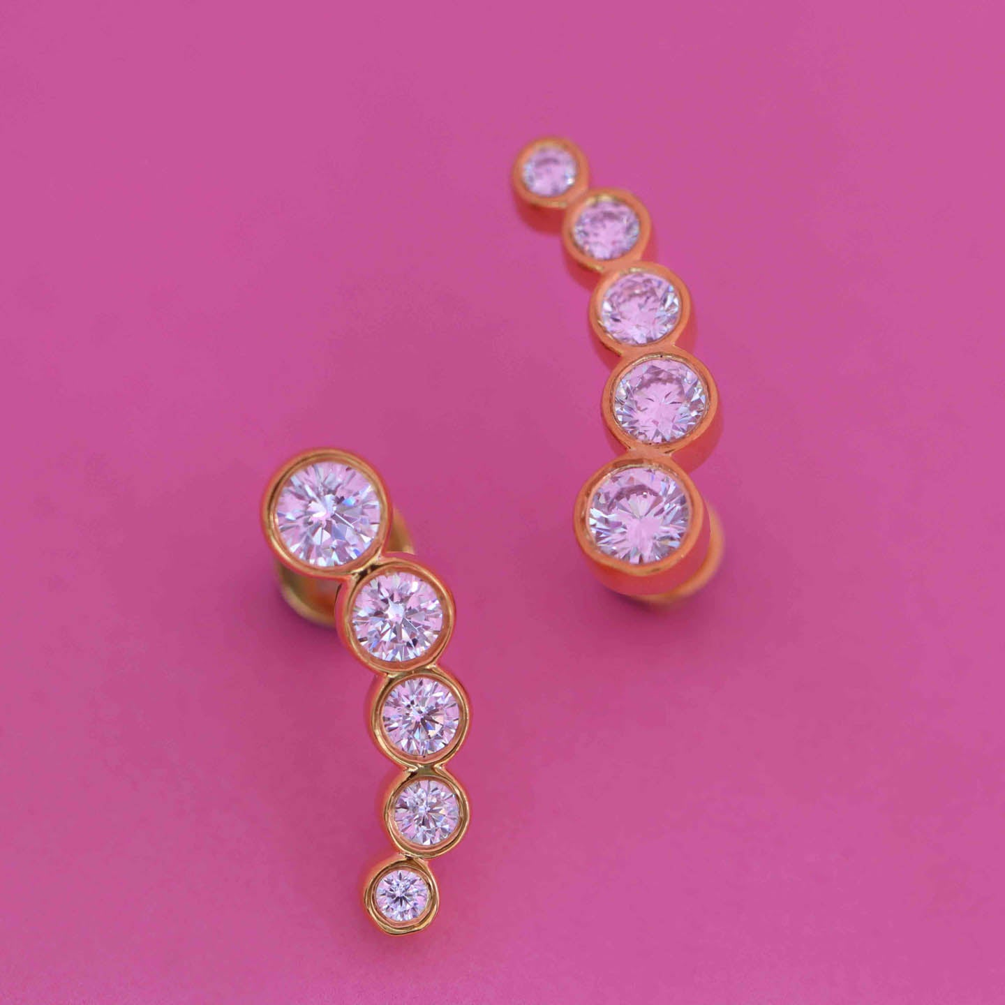 Modern Design Silver Stud Earring