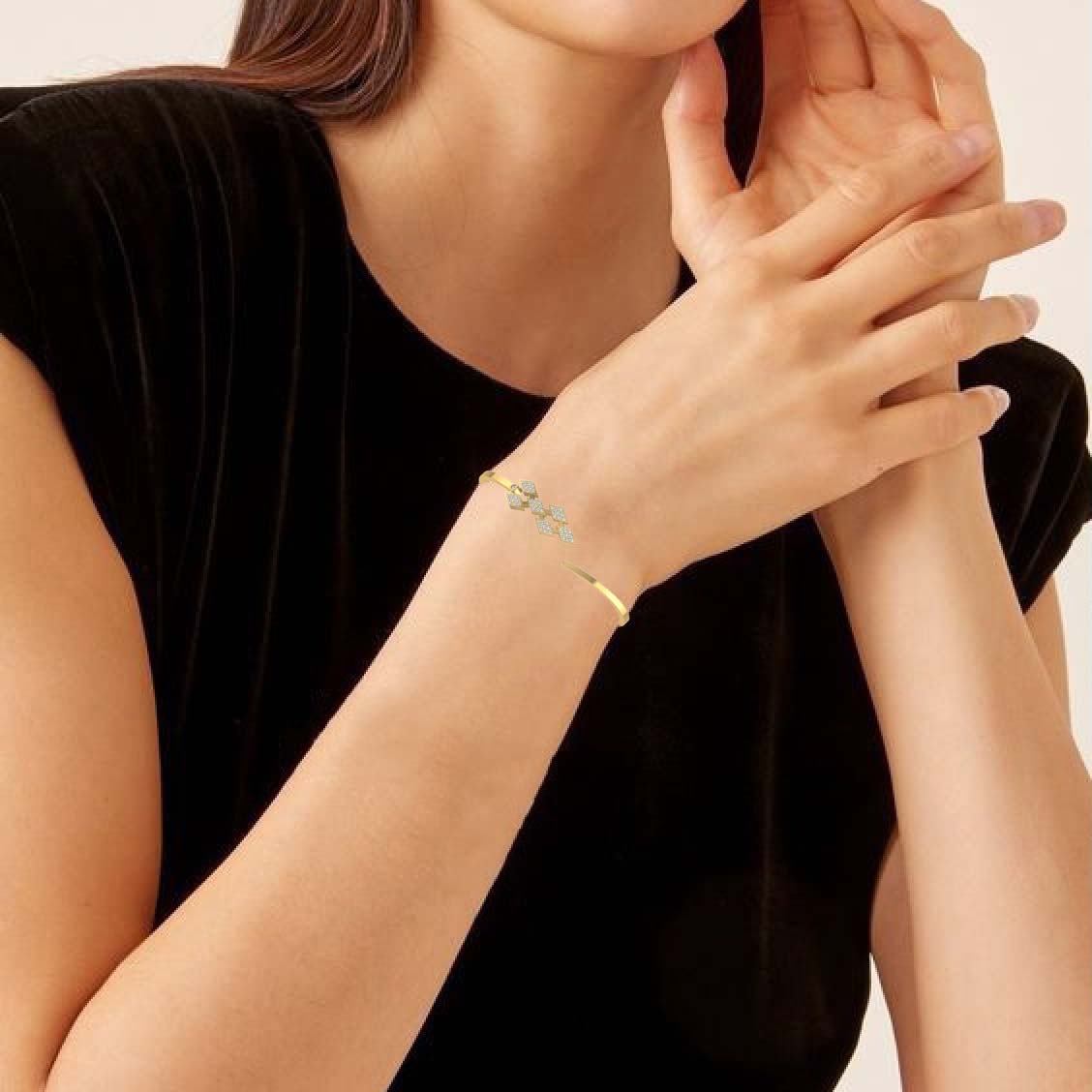 Silver Open Bracelet