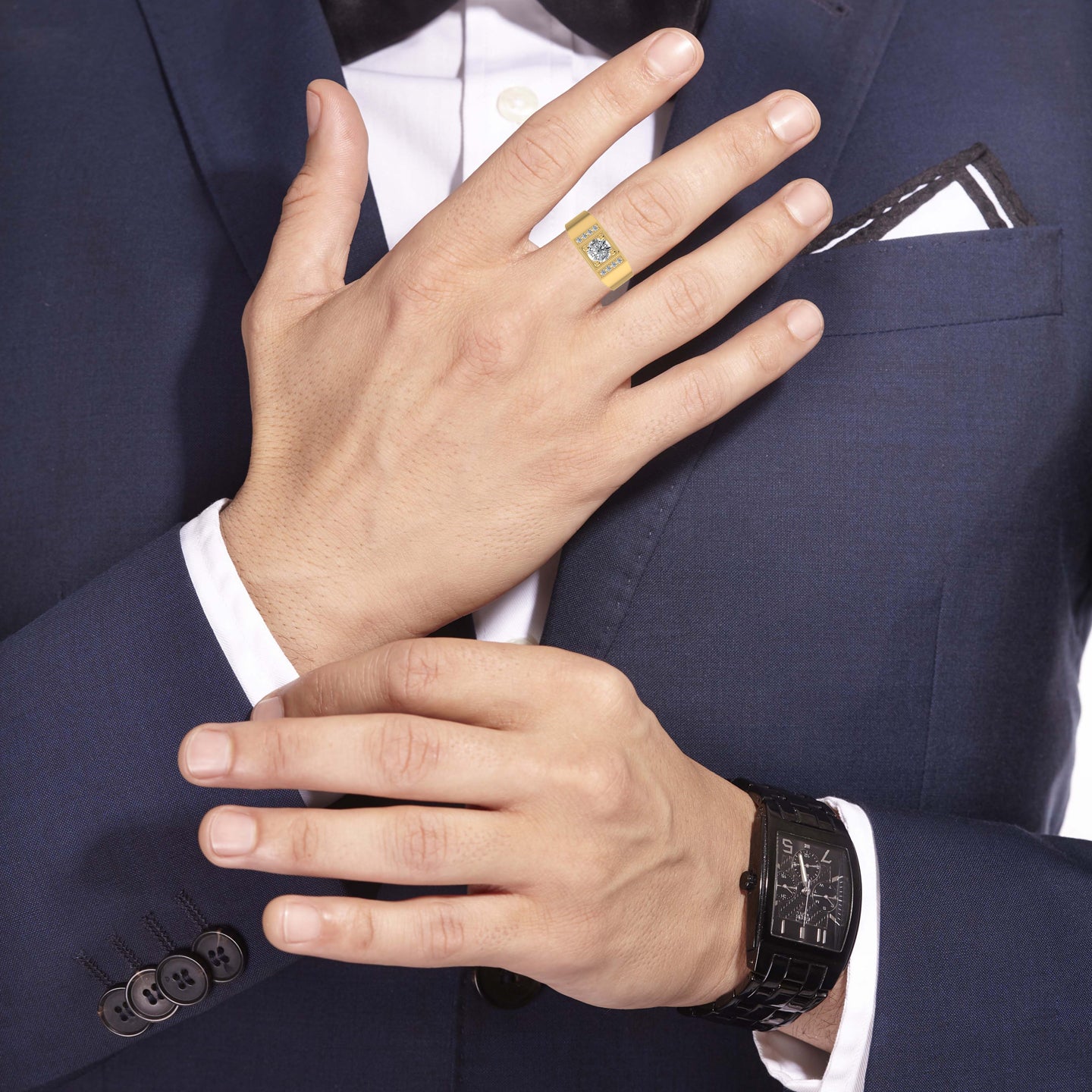 Solitaire Men Diamond Ring