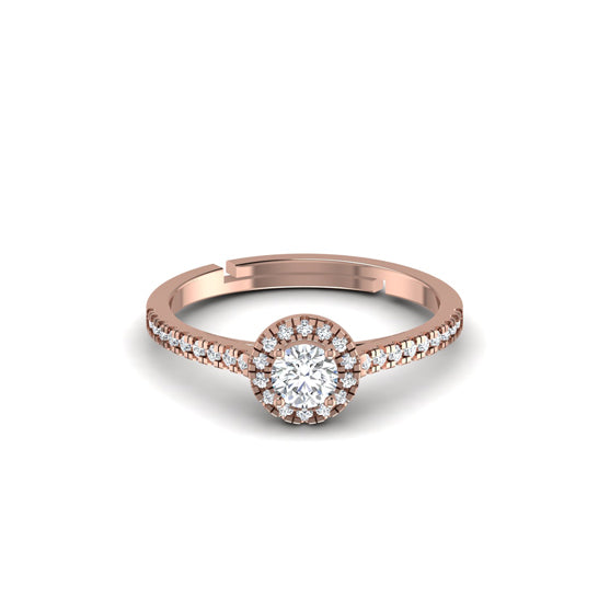 Silver Engagement Ring