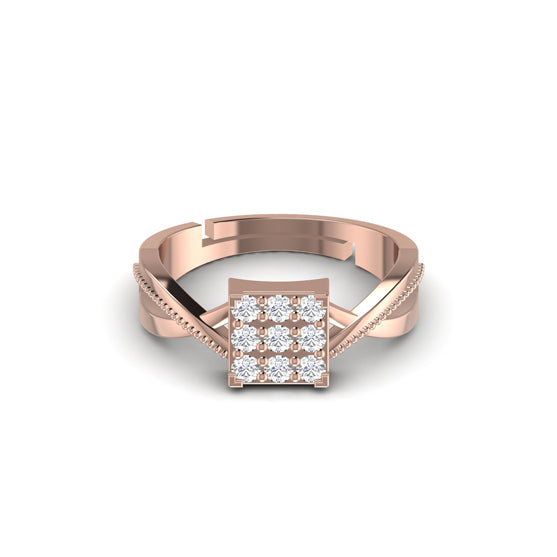 Square Sterling Silver Ring