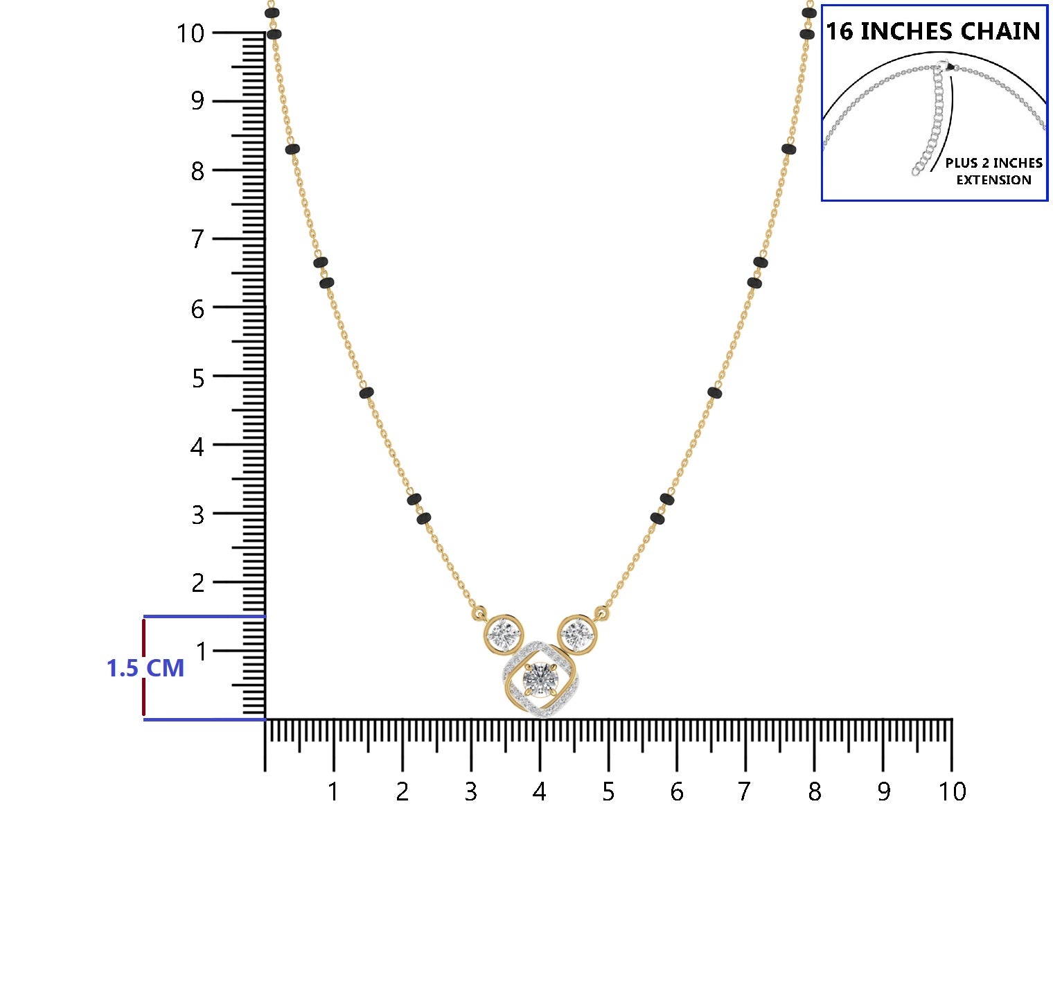 Diamond Gold Mangalsutra
