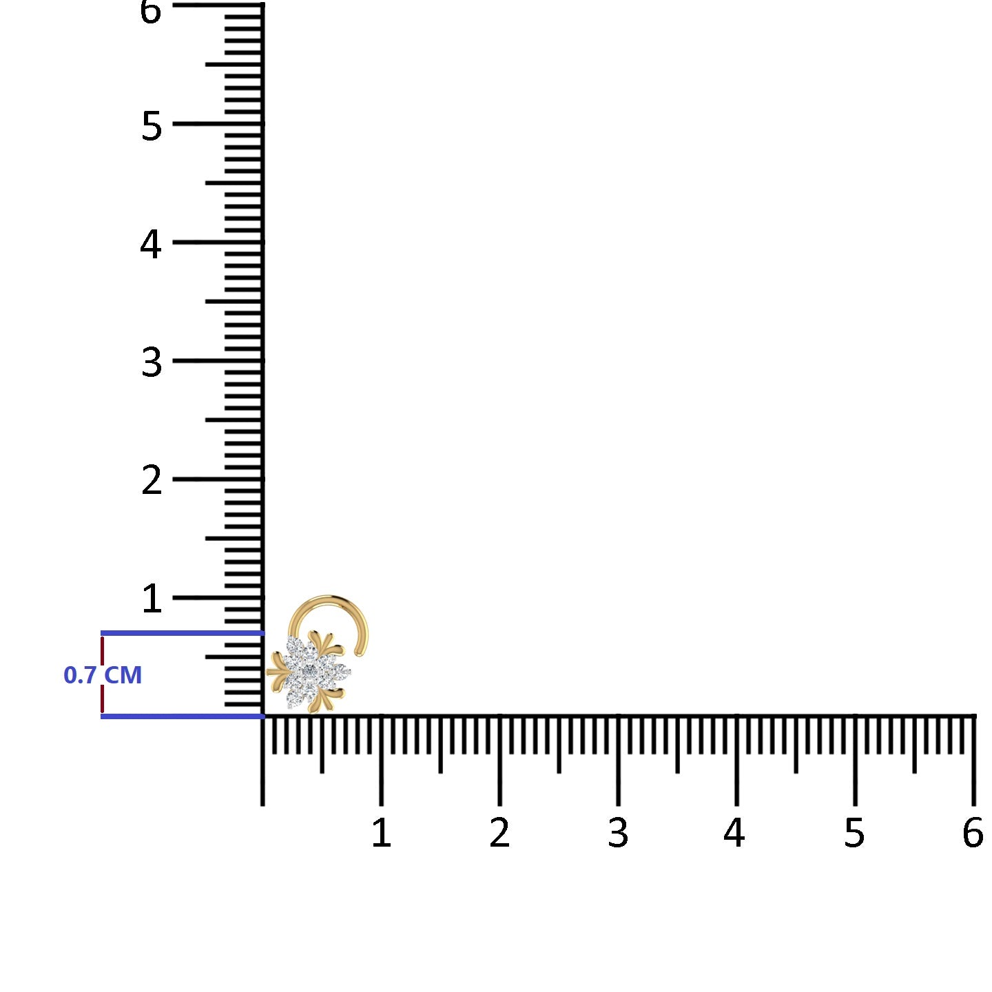 Diamond Nose Pin