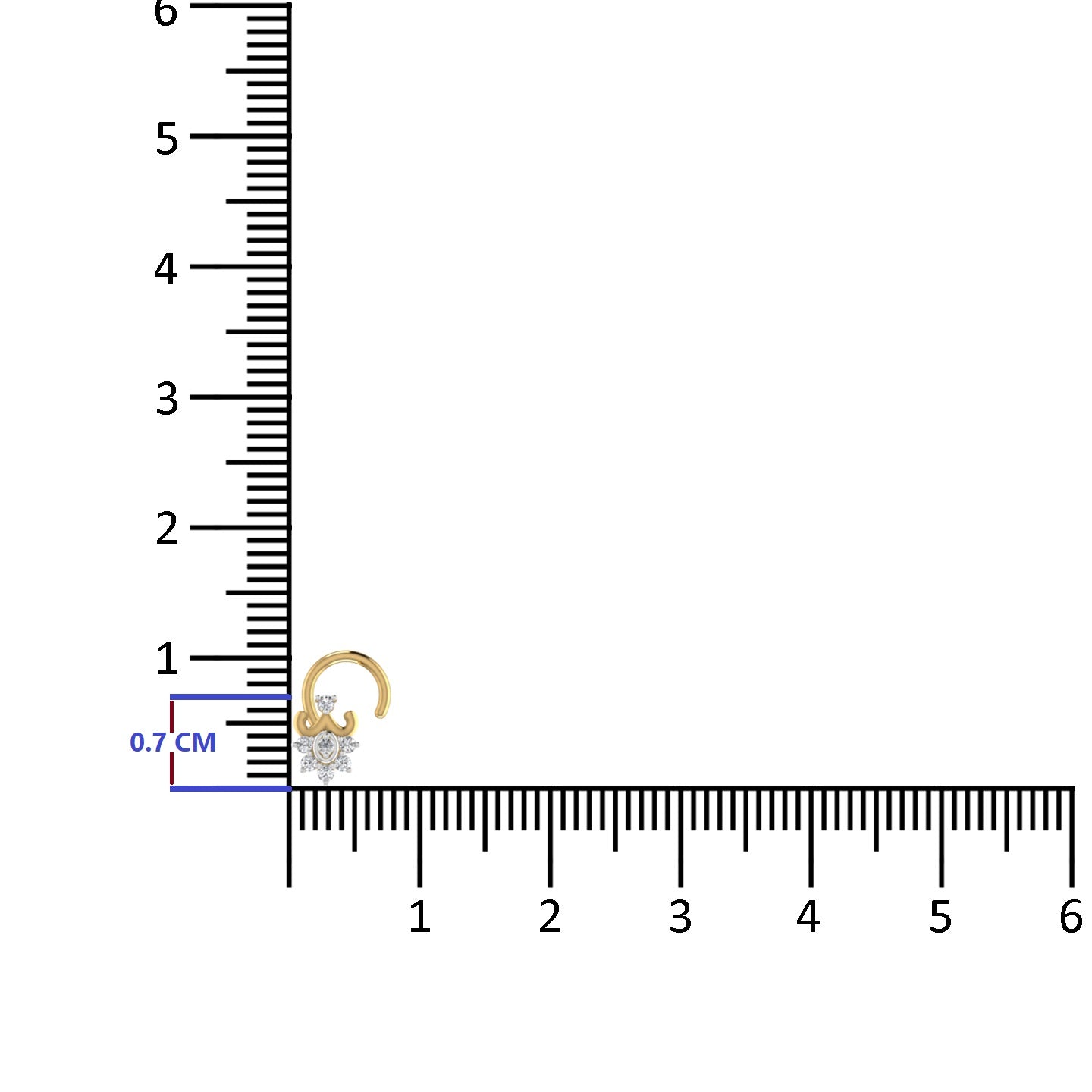 Diamond Nose Pin