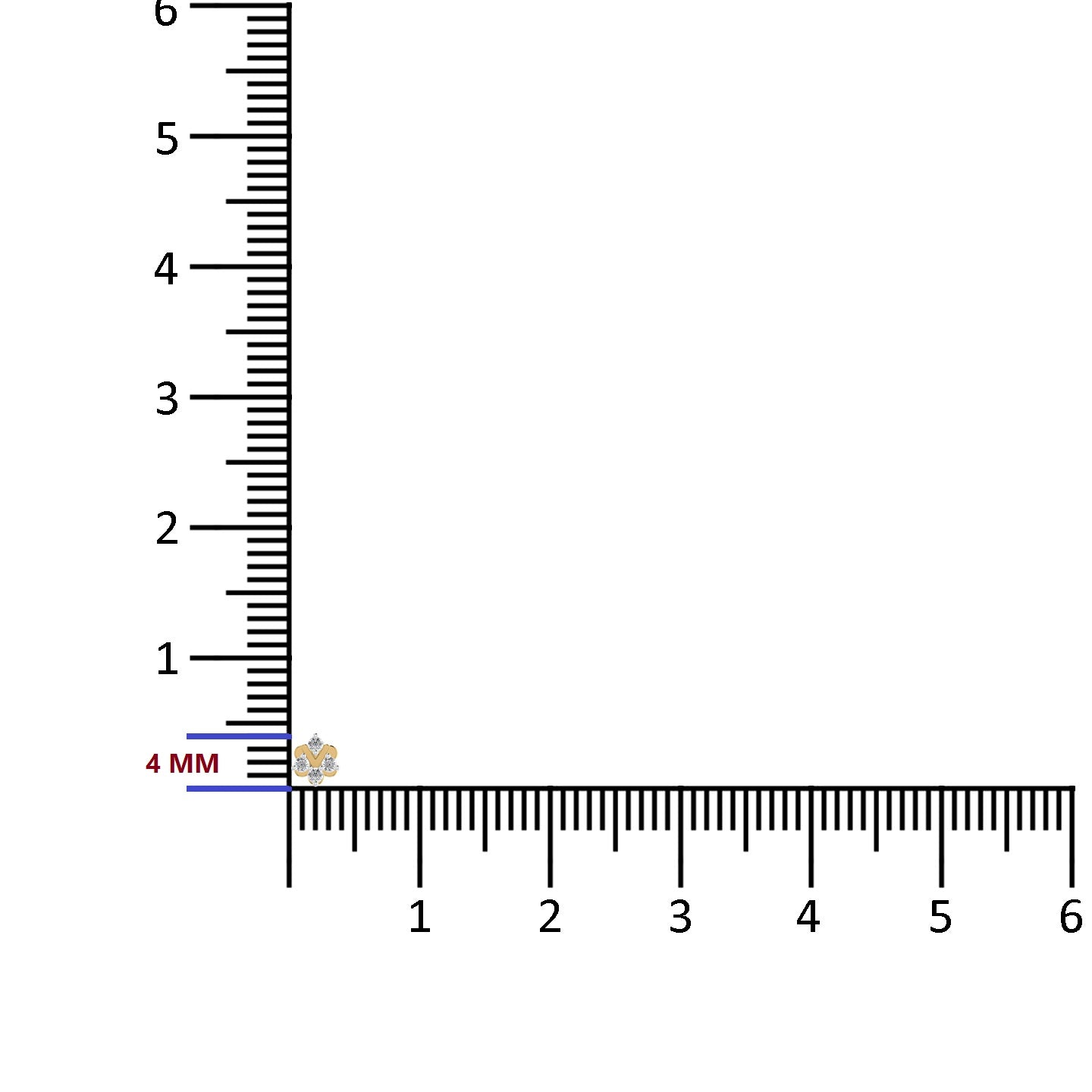  Lab Diamond Nose Pin