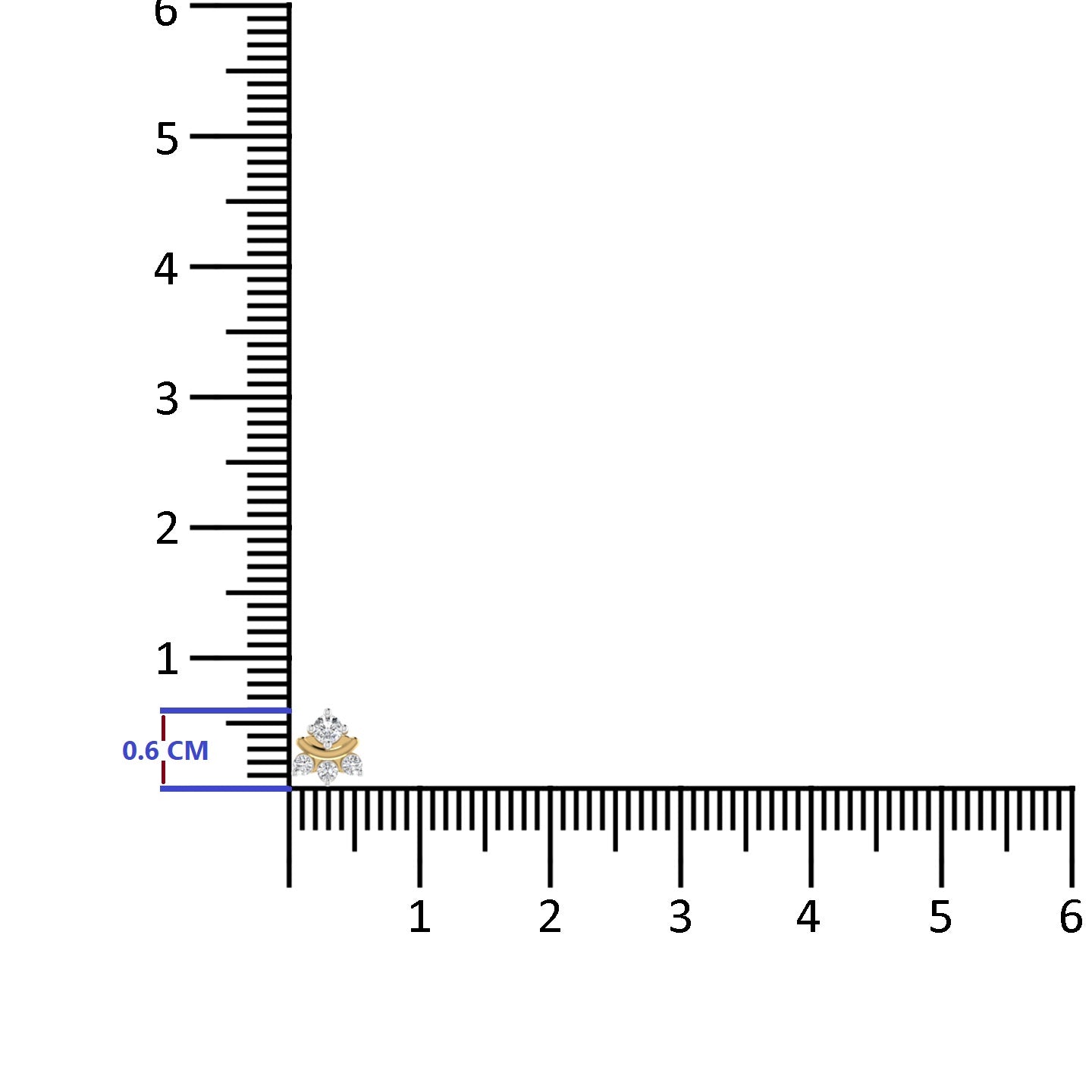 Lab Diamond Nose Pin