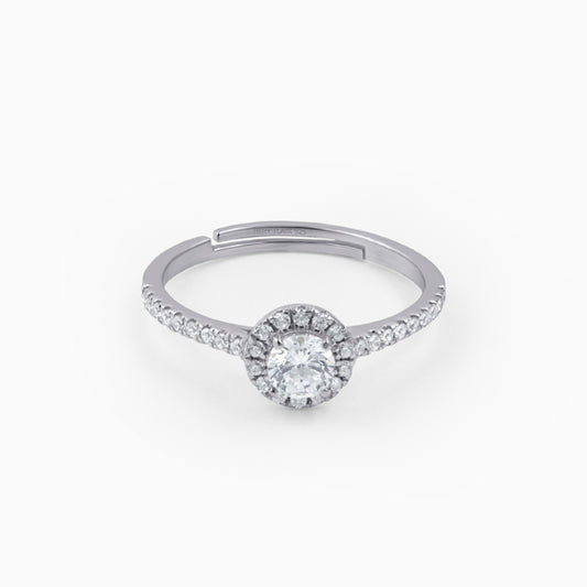 Silver Engagement Ring