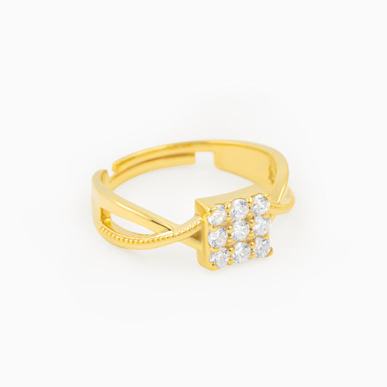 Square Sterling Silver Ring