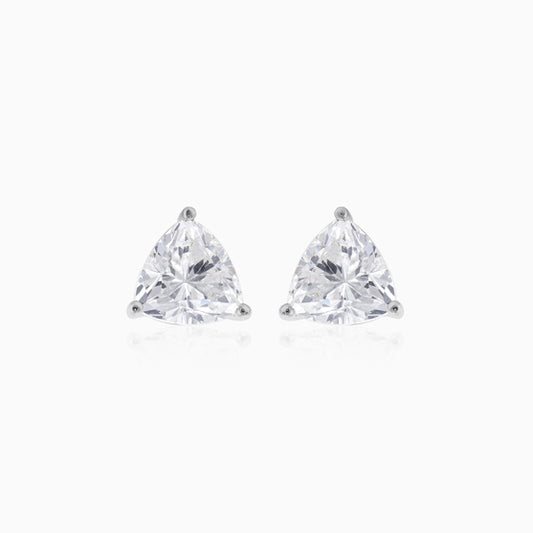 Glorious Silver Stud Earring