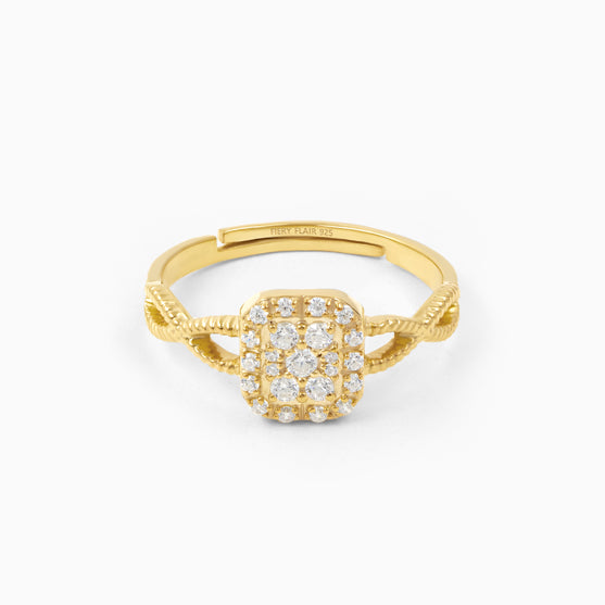 Sparkling 925 Silver Ring