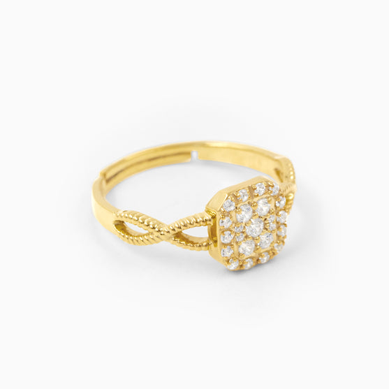 Sparkling 925 Silver Ring