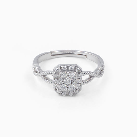 Sparkling 925 Silver Ring