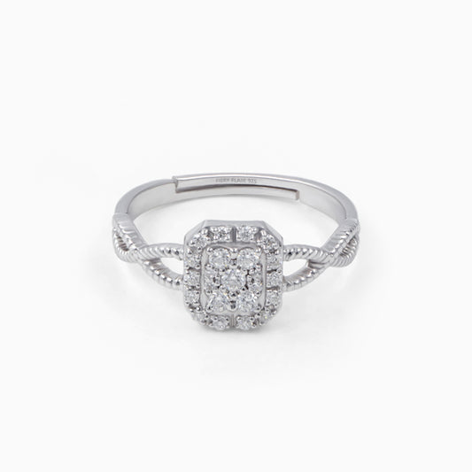 Sparkling 925 Silver Ring