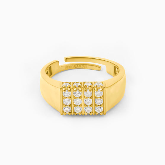 925 Silver Stamped Men's Ring