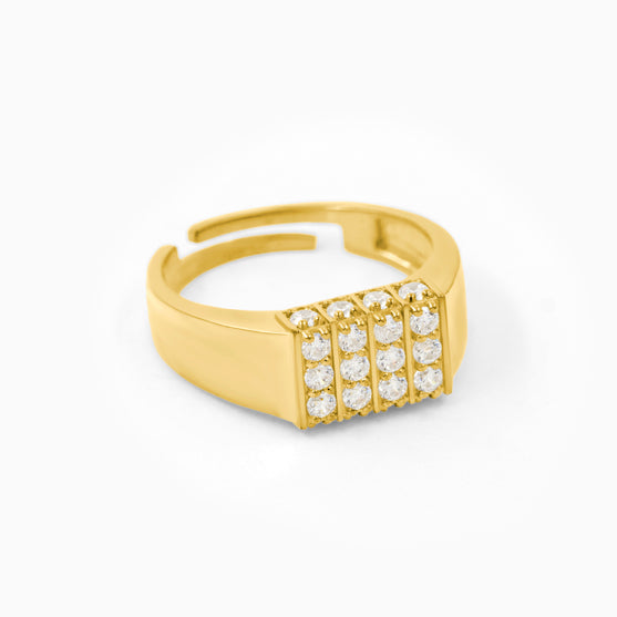 925 Silver Stamped Men's Ring